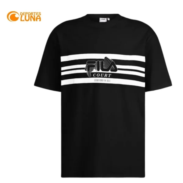 camiseta-fila-lasne-negra