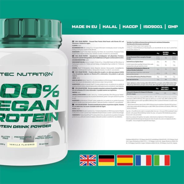 100 vegan protein deportes luna11