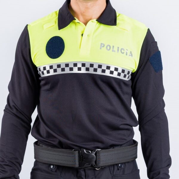 Polo Aldan Manga larga Bicolor 1126