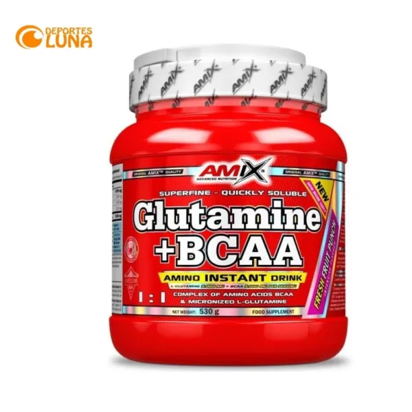 Amix Glutamine BCAA Powder suplemento de glutamina y BCAA