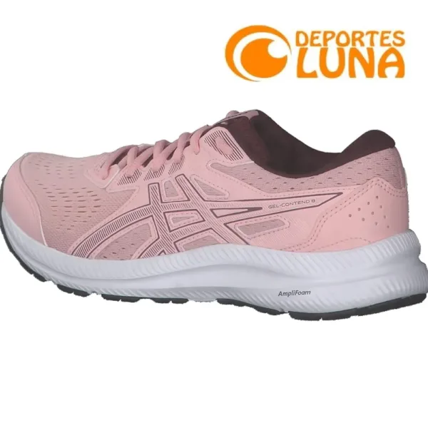 asics gel contend 8 rosa mujer running 1
