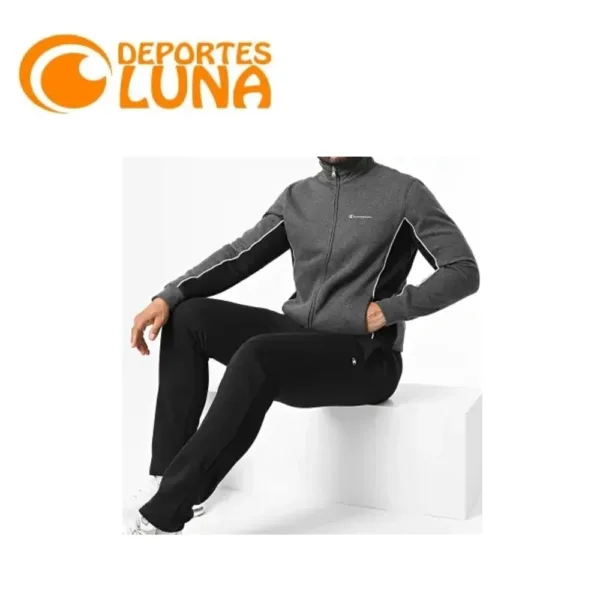 Chándal Champion 218111 Negro Carbón Gris