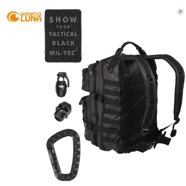 mochila tactica negra us assault 1