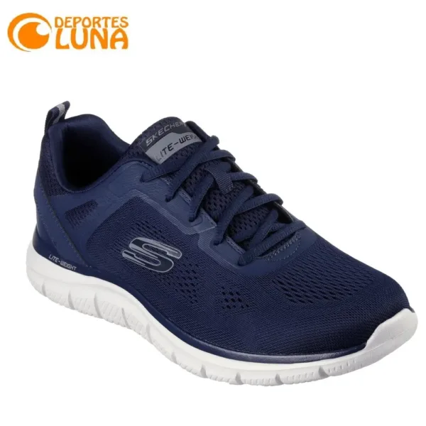 skechers track broader navy 2