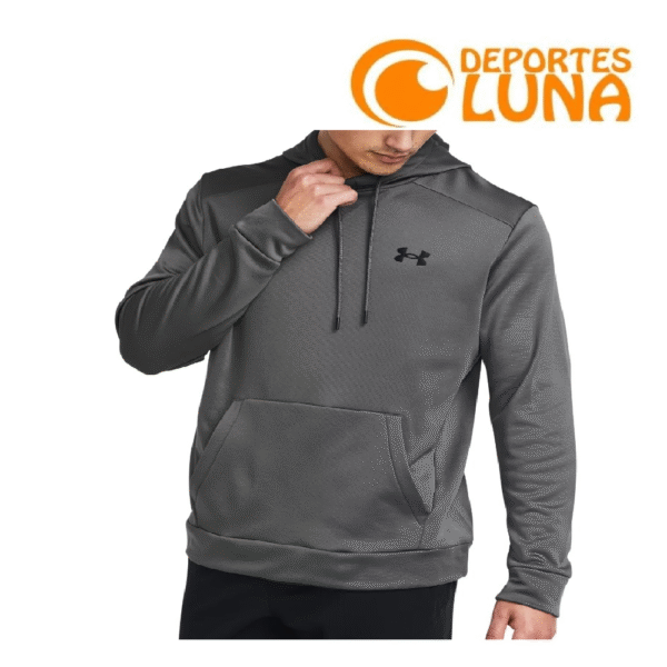 under armour ua armour fleece hoodie gry 713636 1373353 025 2