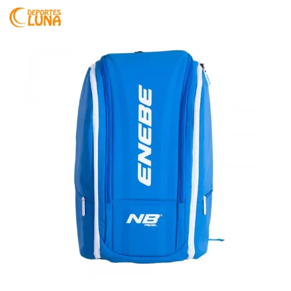 Enebe Mustang azul y blanca