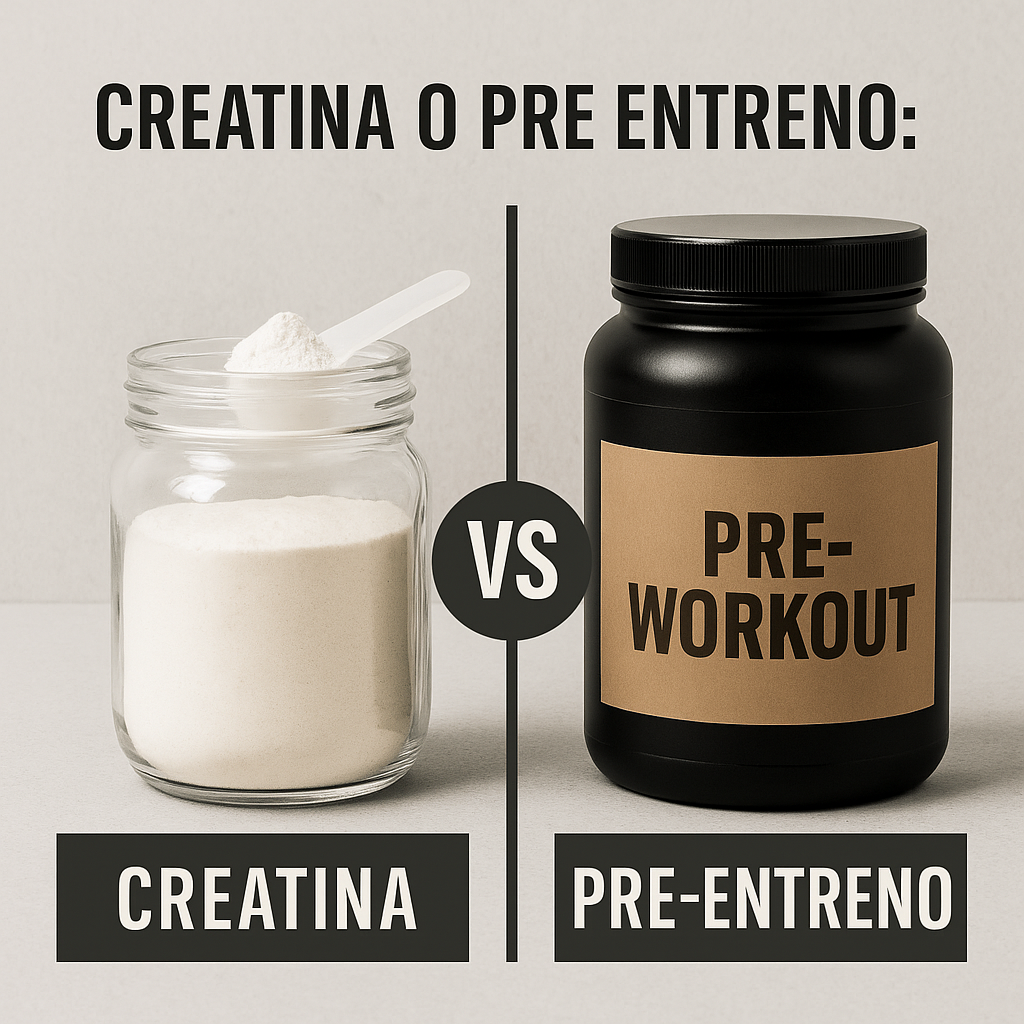 Creatina vs Pre entrenamiento