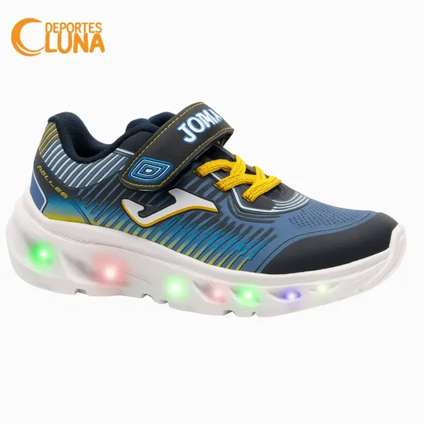 Zapatilla Joma Aquiles JR con luces LED para niños