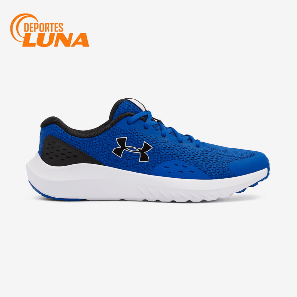 Zapatilla Under Armour Surge 4 azul-negro para entrenamiento y running