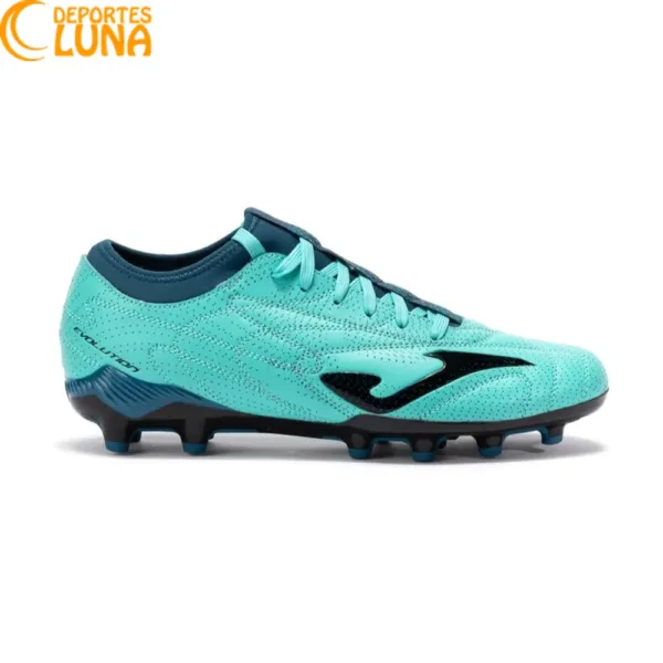 Botas de fútbol Joma Evolution 2517 color turquesa