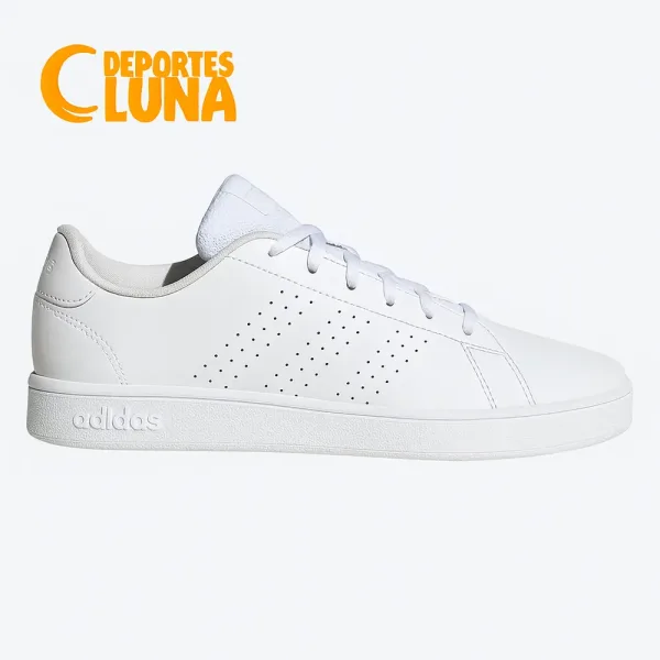 Zapatillas adidas Advantage Base 2.0 J blancas juveniles