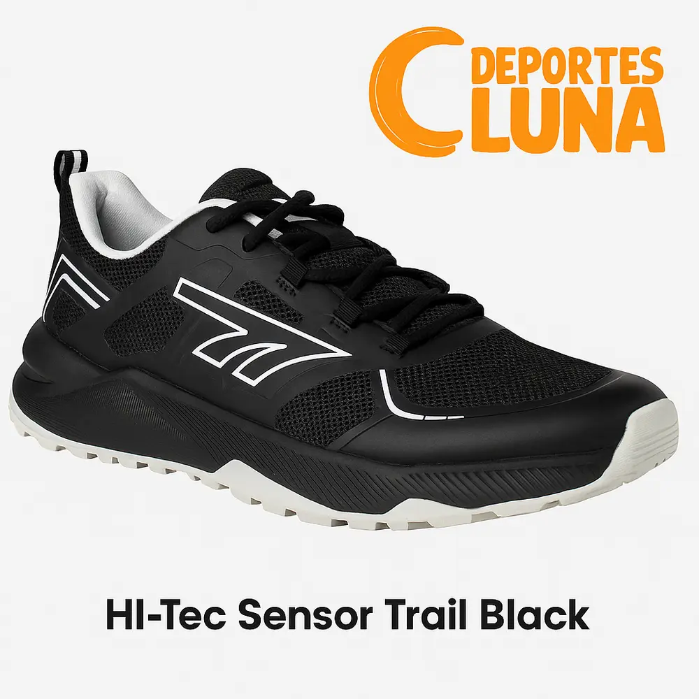 sensor-trail-lateral Hi-Tec Sensor Trail Black de trail running para hombre