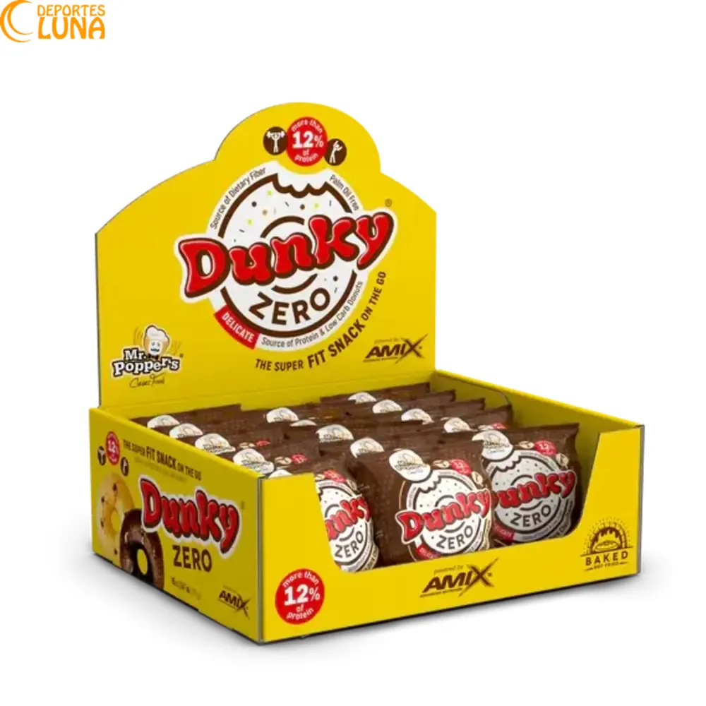dunky-zero Dunky Zero 70 g Amix, barrita proteica sin azúcar añadida