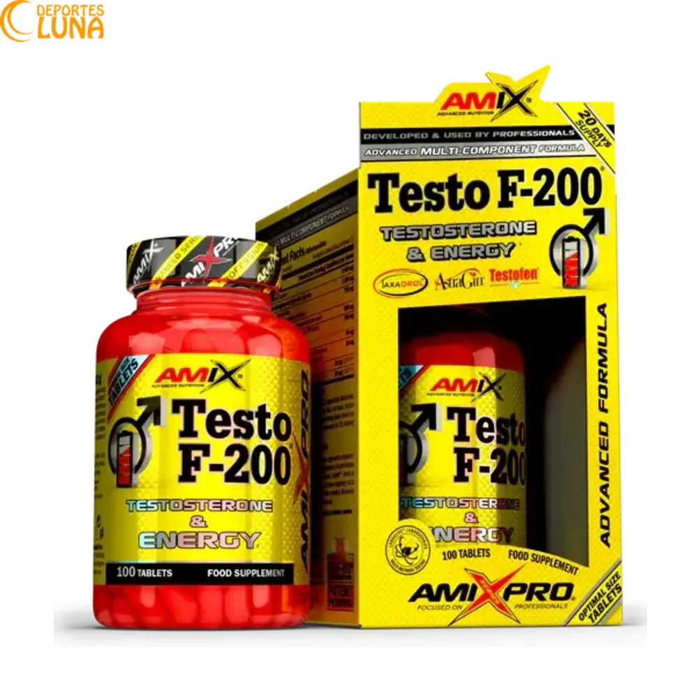 testo-f200 Testo F200 200 cápsulas de Amix, potenciador natural de testosterona