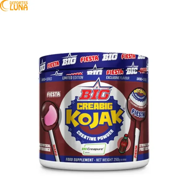 Creabig Fiesta KOJAK Cola BIG creatina monohidrato saborizada