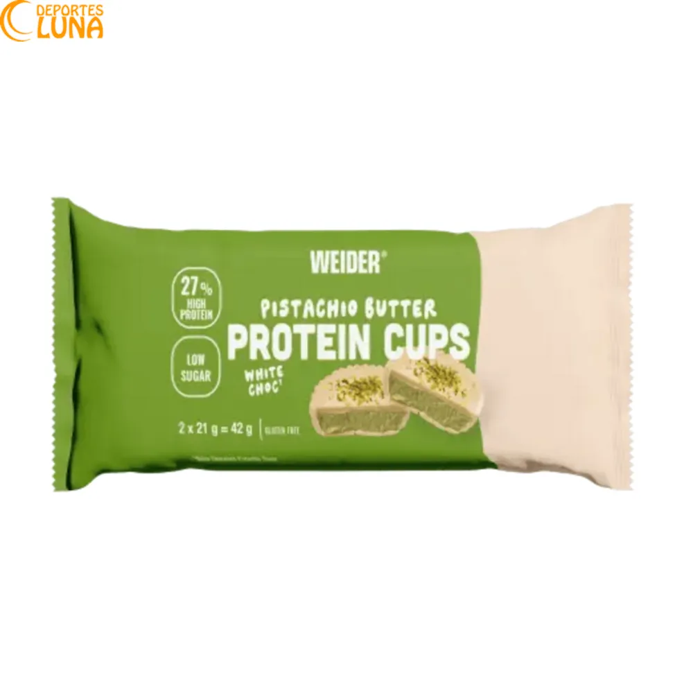 pistacho-butter-protein-cups-weider Pistacho Butter Protein Cups Weider 42 g barrita proteica