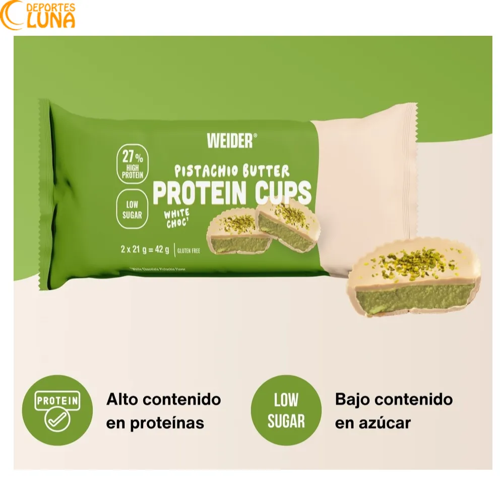 pistacho-butter-protein-cups Pistacho Butter Protein Cups Weider 42 g