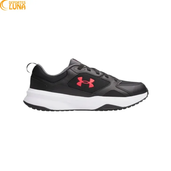 zapatillas under armour charged edge negro blanco rojo