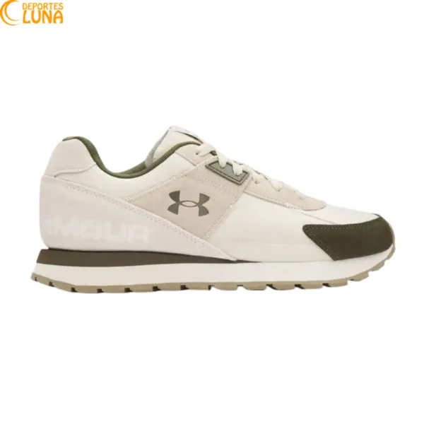 zapatillas under armour essential runner khaki running