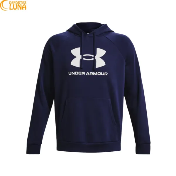 sudadera under armour rival fleece navy deportiva