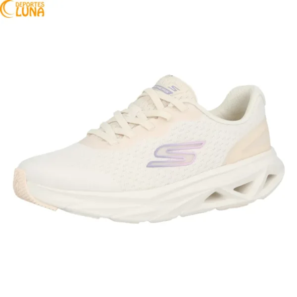 zapatillas skechers glide-step vortex avalin 129826 nat mujer beige