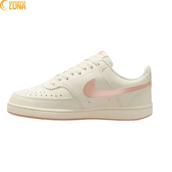 zapatillas nike court vision lo next nature mujer blanco interior