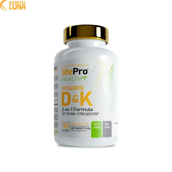 Life Pro Vit D&K2 MK7 90 cápsulas vegetales