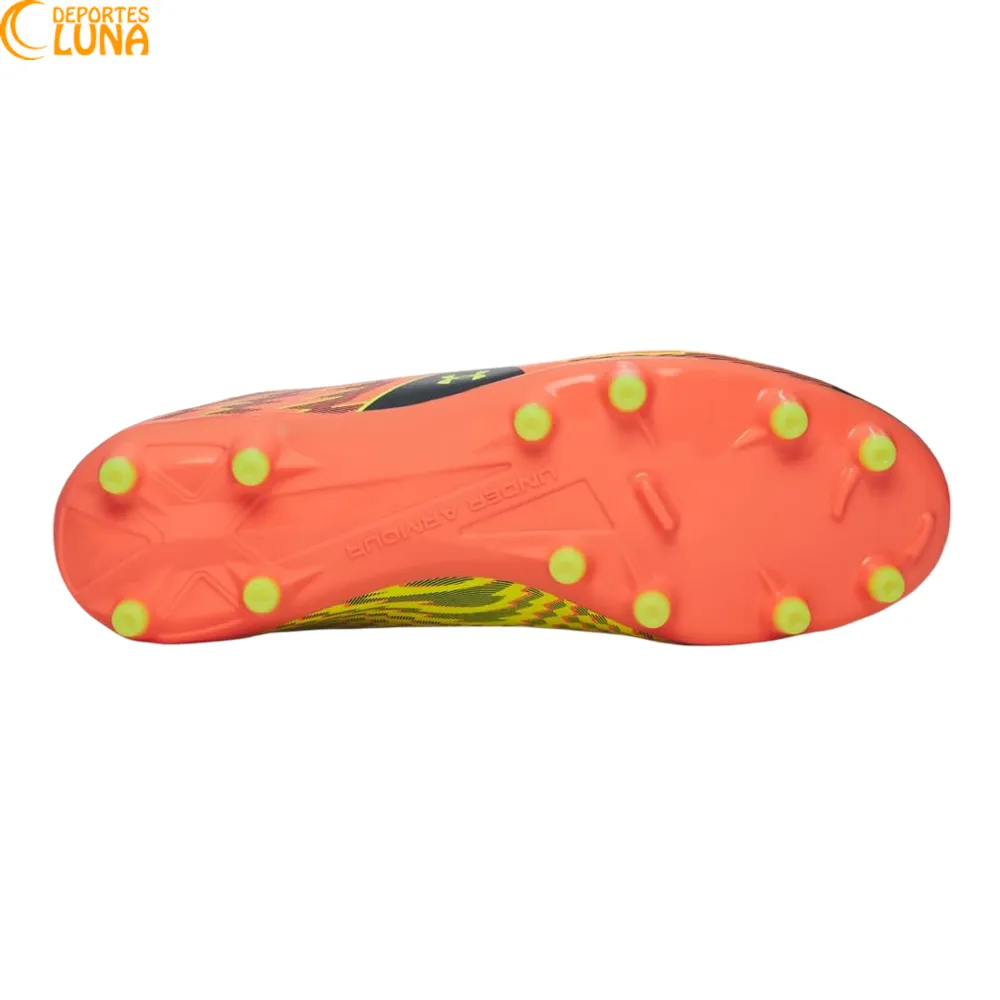 Suela FG Under Armour Shadow Club 4 Suela FG de las botas de fútbol Under Armour Shadow Club 4 para césped natural firme.