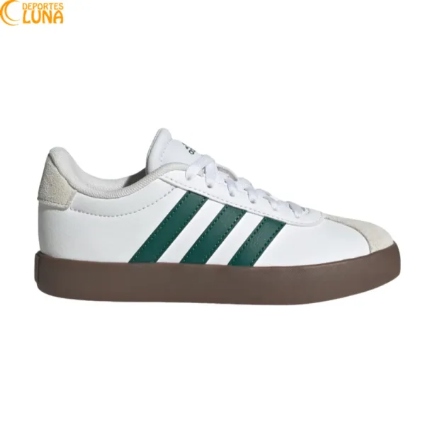adidas VL Court 3.0 K KK2261 blancas y verdes