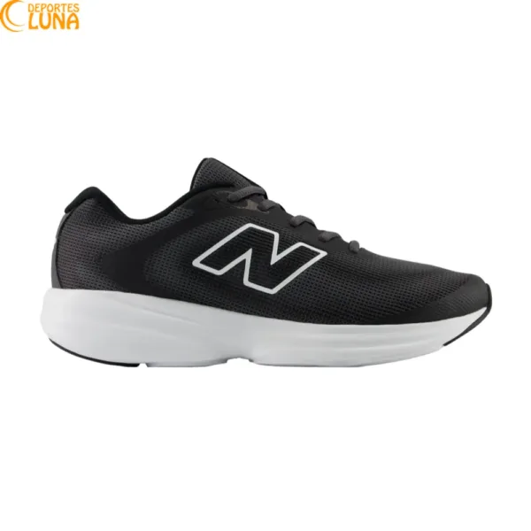 New Balance 411 v4 M4114SQ zapatillas running hombre negras vista lateral