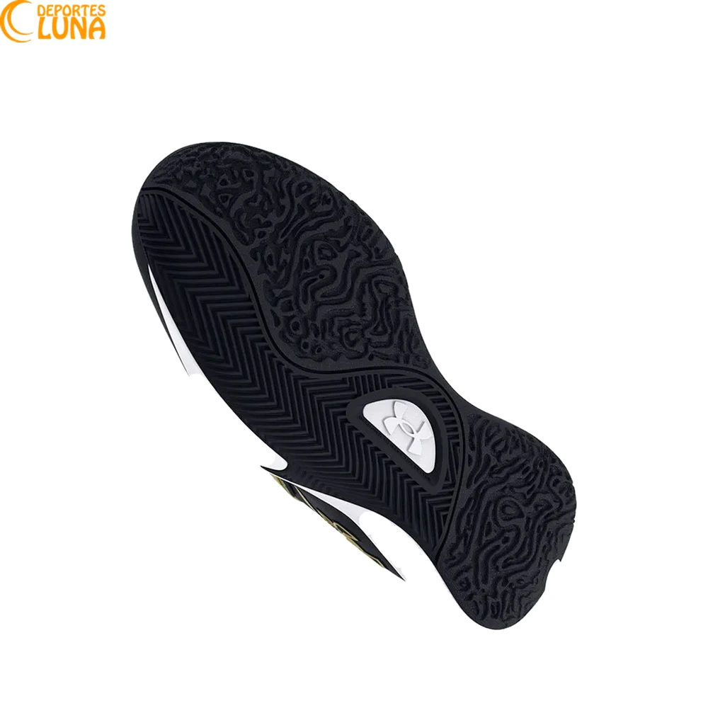 Under Armour Lockdown 7 3028512-001 – Suela de goma Suela Under Armour Lockdown 7 3028512-001 negra con dibujo de tracción en espiga y logotipo central