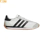 adidas Runvista KJ7201 zapatillas retro blancas y negras vista lateral
