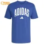 camiseta adidas Collegiate azul hombre
