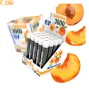 L-Carnitina 3000 Quamtrax sabor melocotón en caja de 20 viales con 3000 mg de L-Carnitina L-Tartrato por dosis para deportistas.