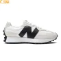 Zapatillas New Balance MS327CWB blancas y negras de estilo retro