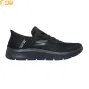 Zapatillas Skechers Slip-ins GO WALK Flex Hands Up negras para hombre vista lateral exterior
