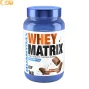 Proteína Whey Matrix Quamtrax 1 kg sabor chocolate para el desarrollo y mantenimiento de la masa muscular.